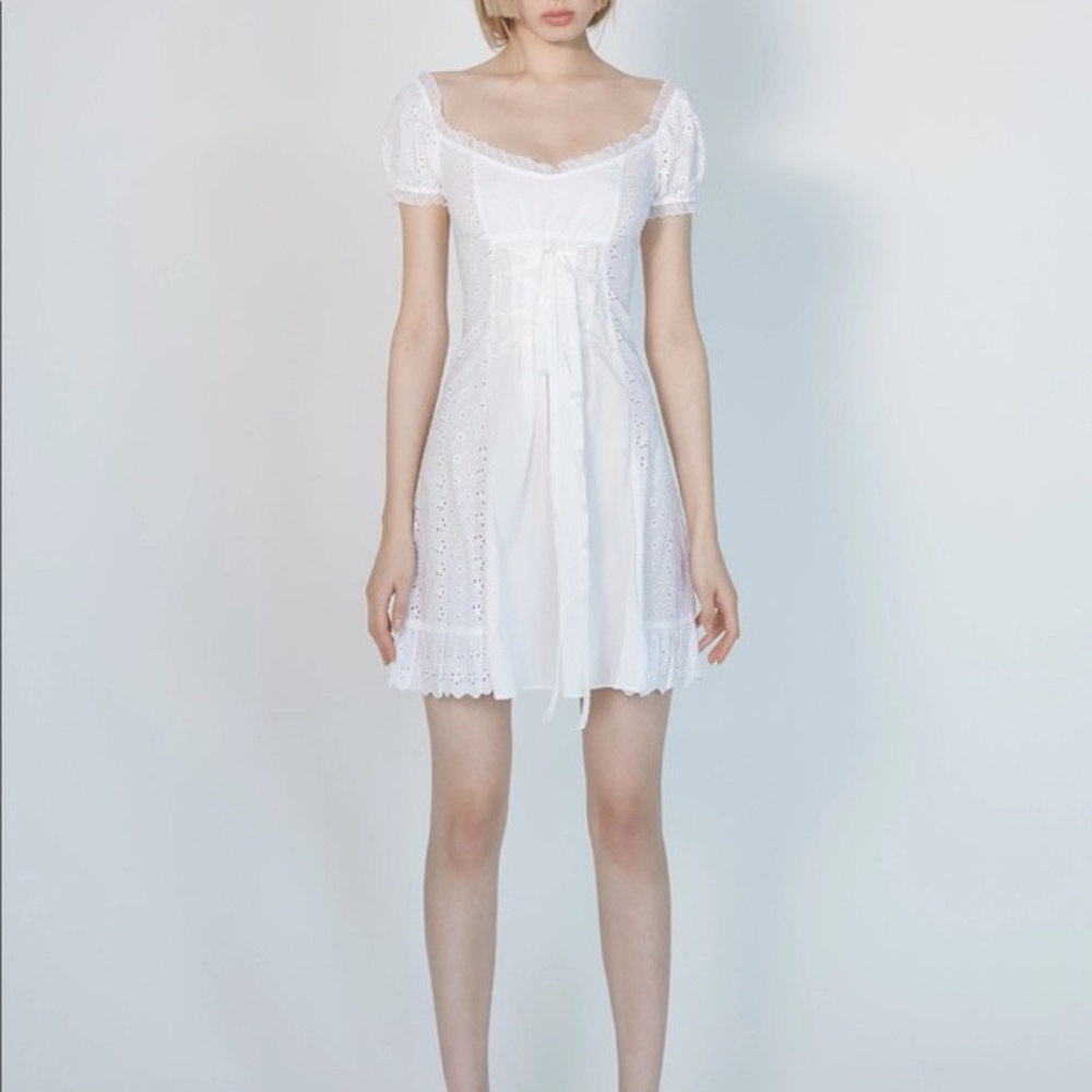 Daisy broderie day dress
